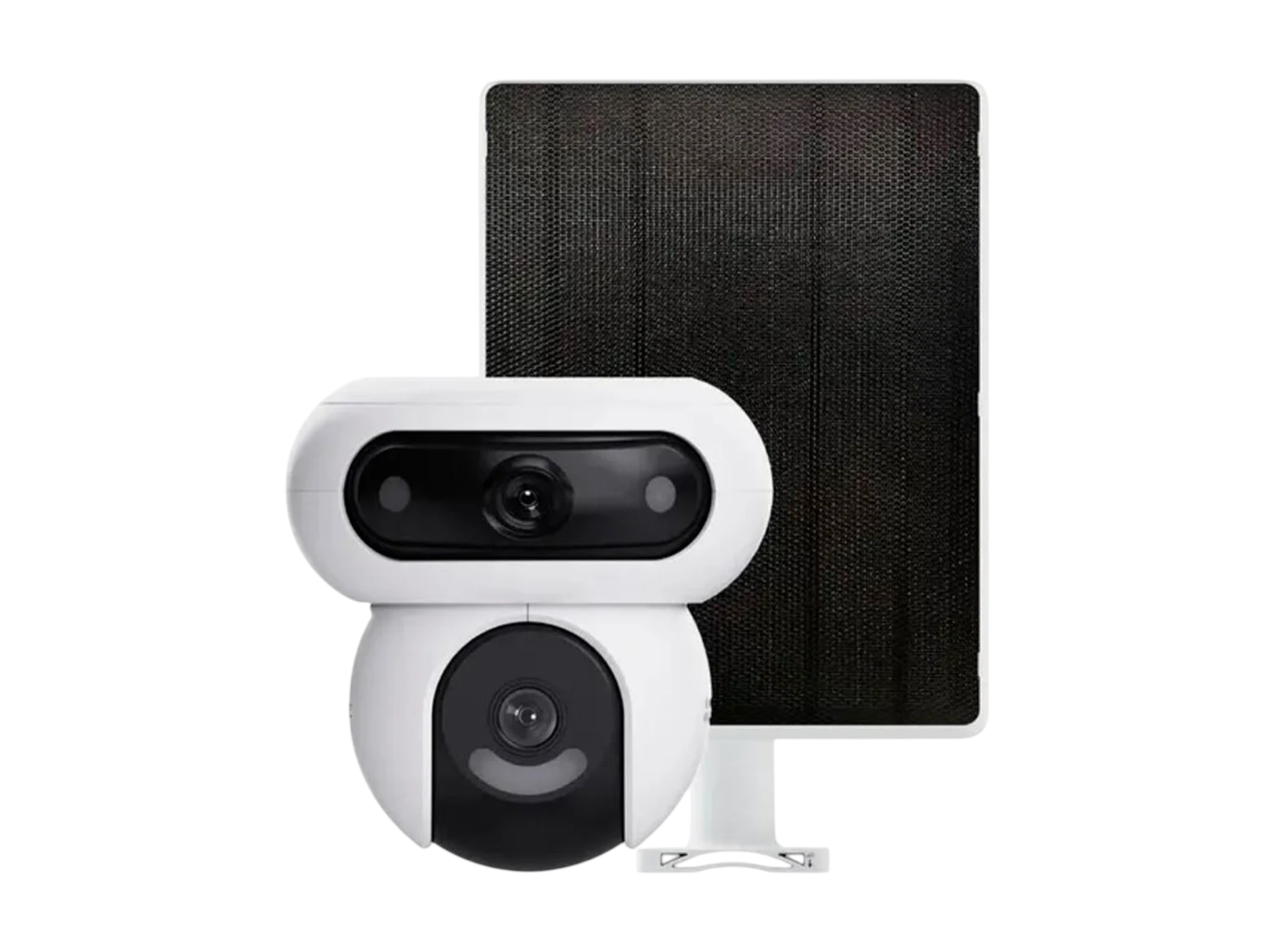 CAMARA EZVIZ EXT HB90X DUAL KIT 4MP 2K+, AUDIO 2 VIAS , WIFI 2.4GHZ Y CHIP 4G, 360° A COLOR, CON SIRENA INTEGRADA,IP67 CON PANEL SOLAR