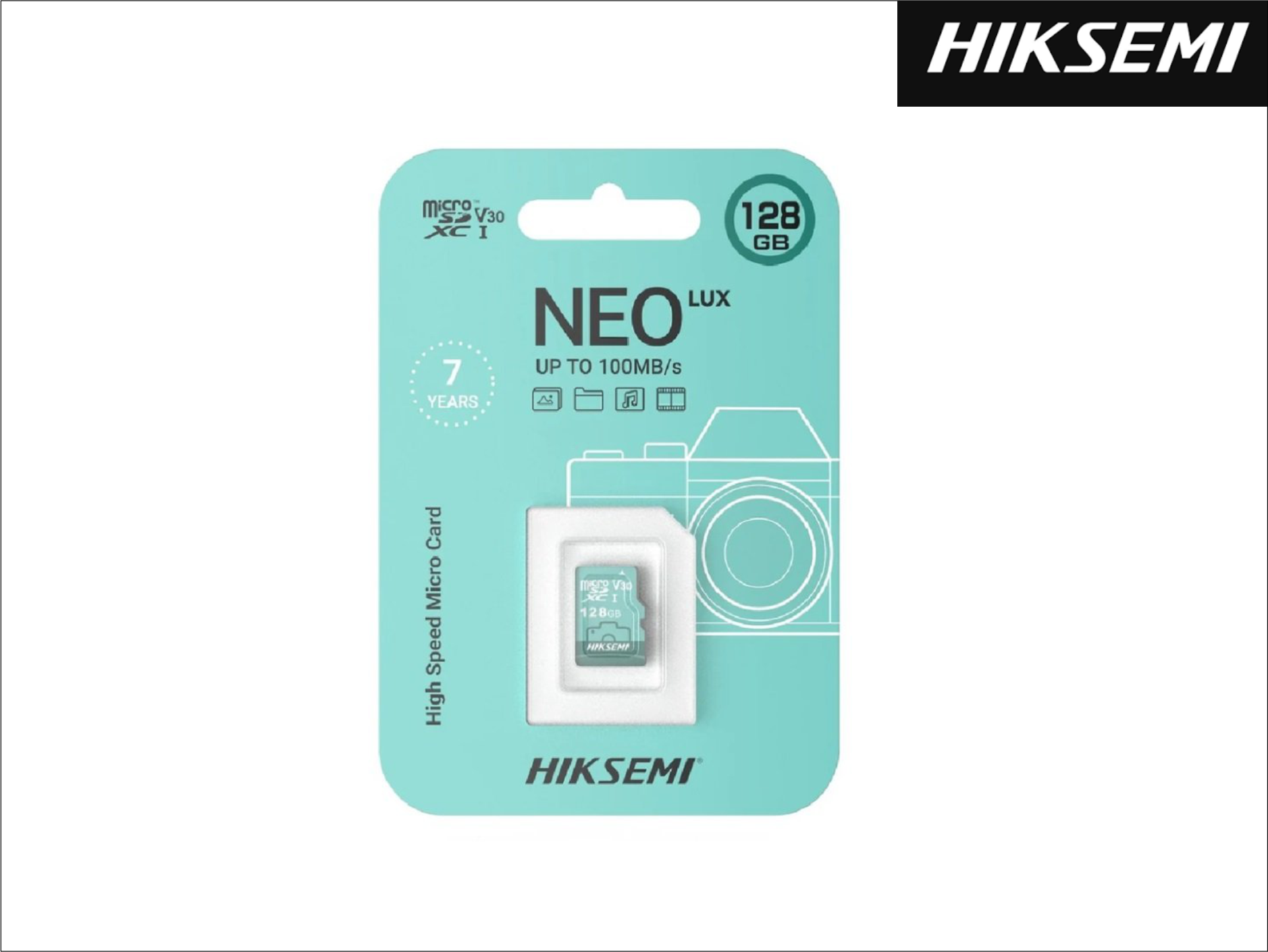 MEMORIA MICRO SD 128GB HIKSEMI NEO LUX 4K