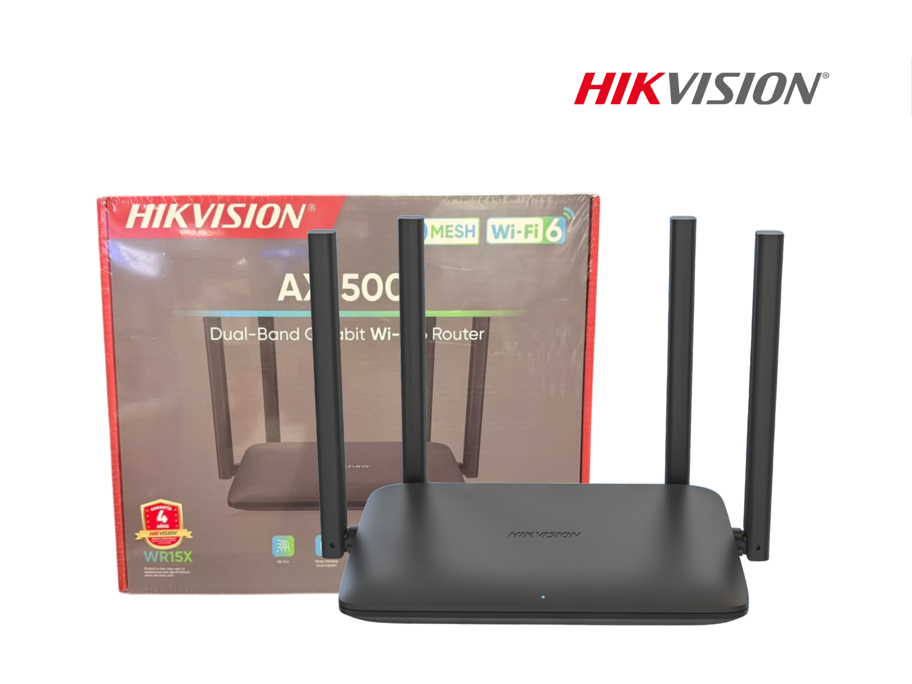 Router inalámbrico HIKVISION Wi-Fi 6 de 1500mbp/s