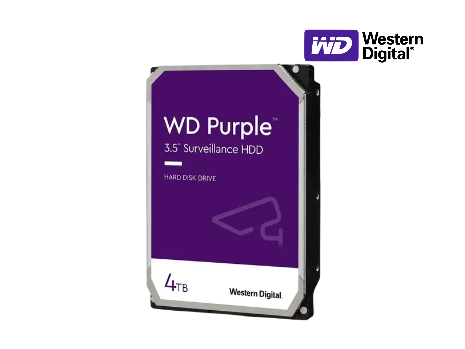 DISCO DURO 4TB HDD  WESTERN DIGITAL PURPLE PARA CAMARAS DE VIGILANCIA