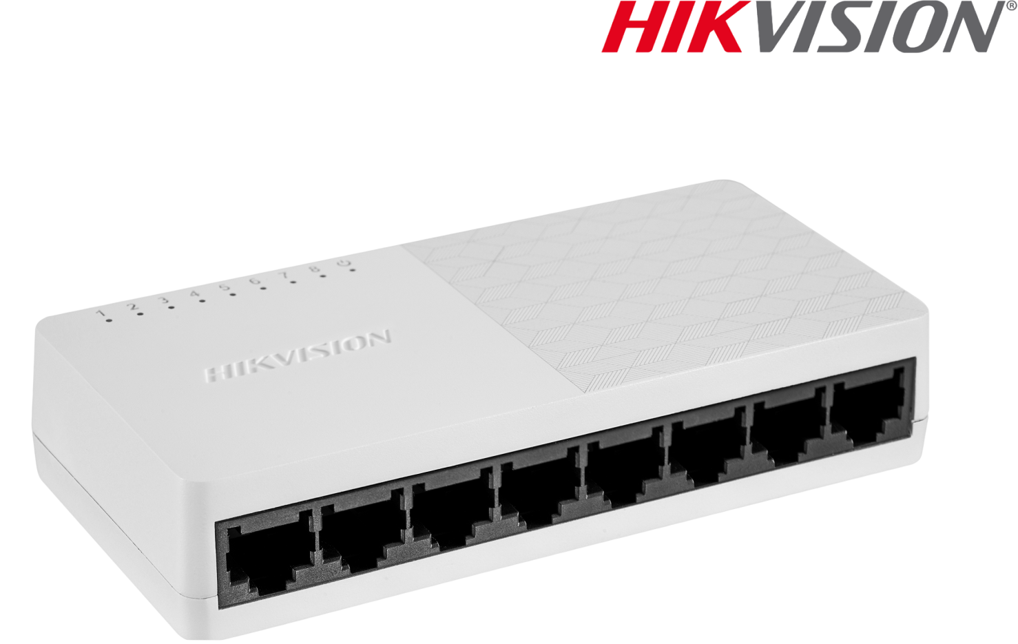 Switch HIKVISION Fast Ethernet 8-Puertos