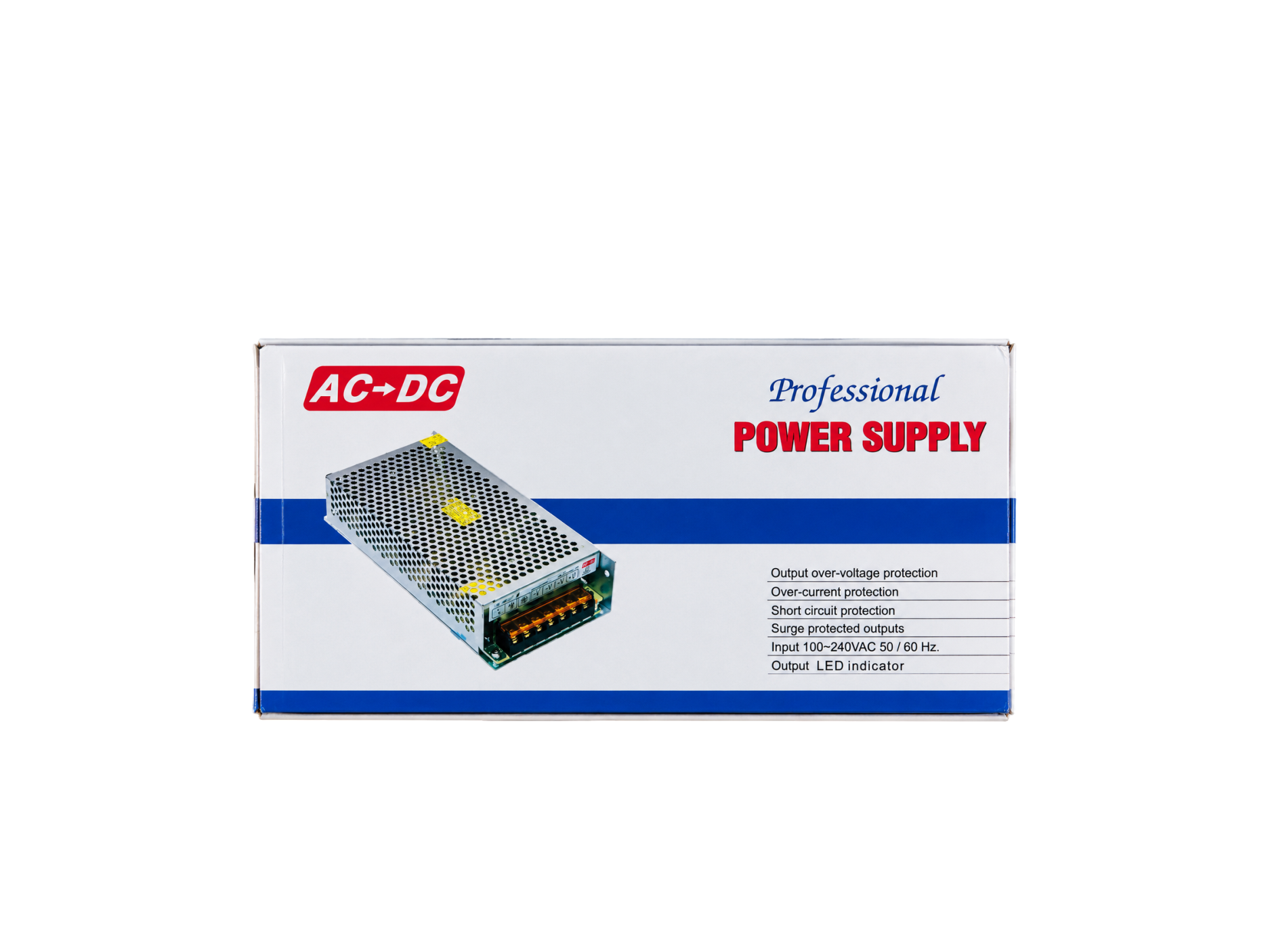 FUENTE CENTRALIZADA SWITCHING 10A/12V PAARA CCTV 7 CANALES