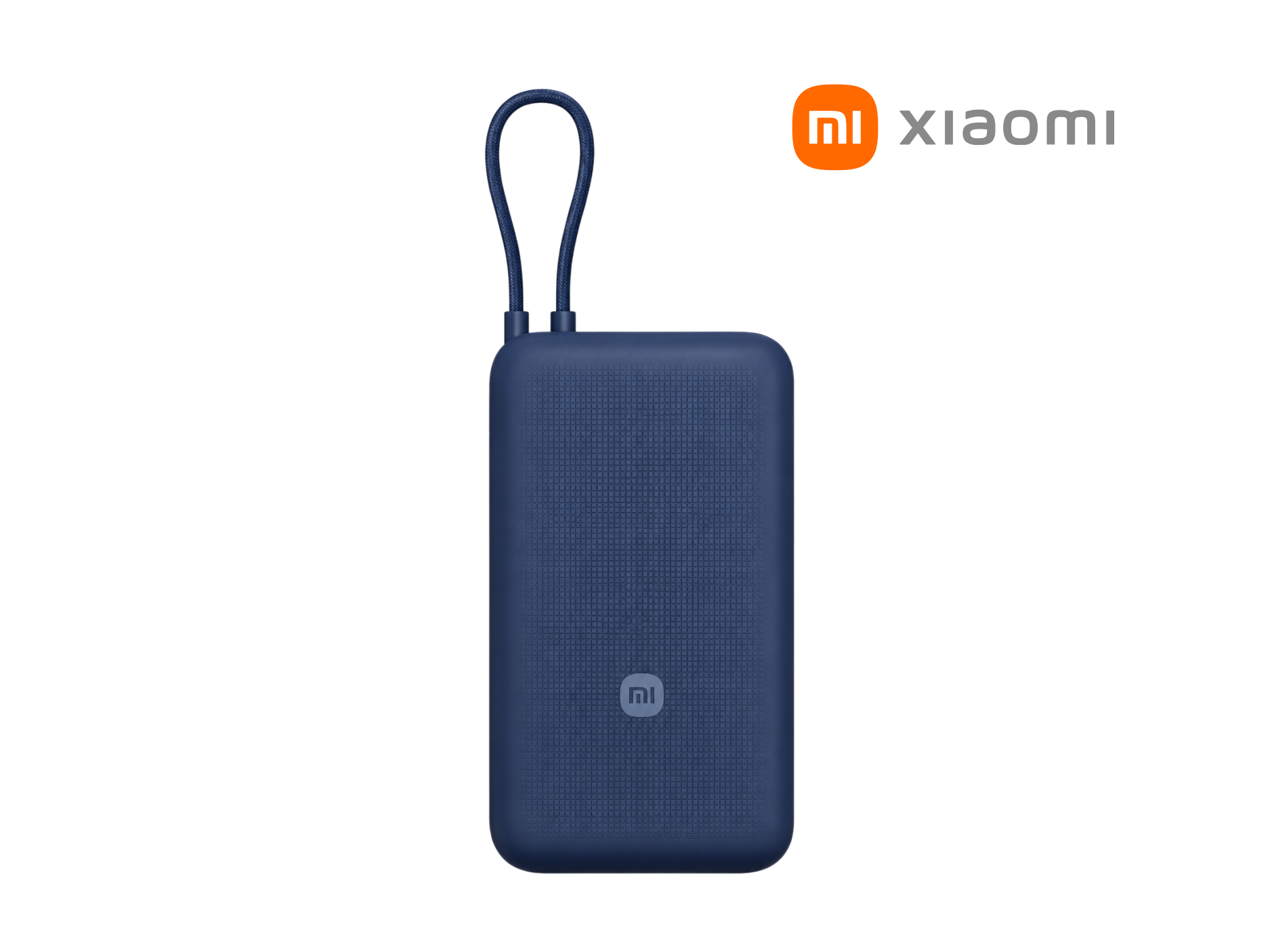 POWER BANK XIAOMI 20000 MAH 33W USB-C CABLE INTEGRADO CARGA ,XIAOMI , GALAXY ,IPHONE, COLOR AZUL