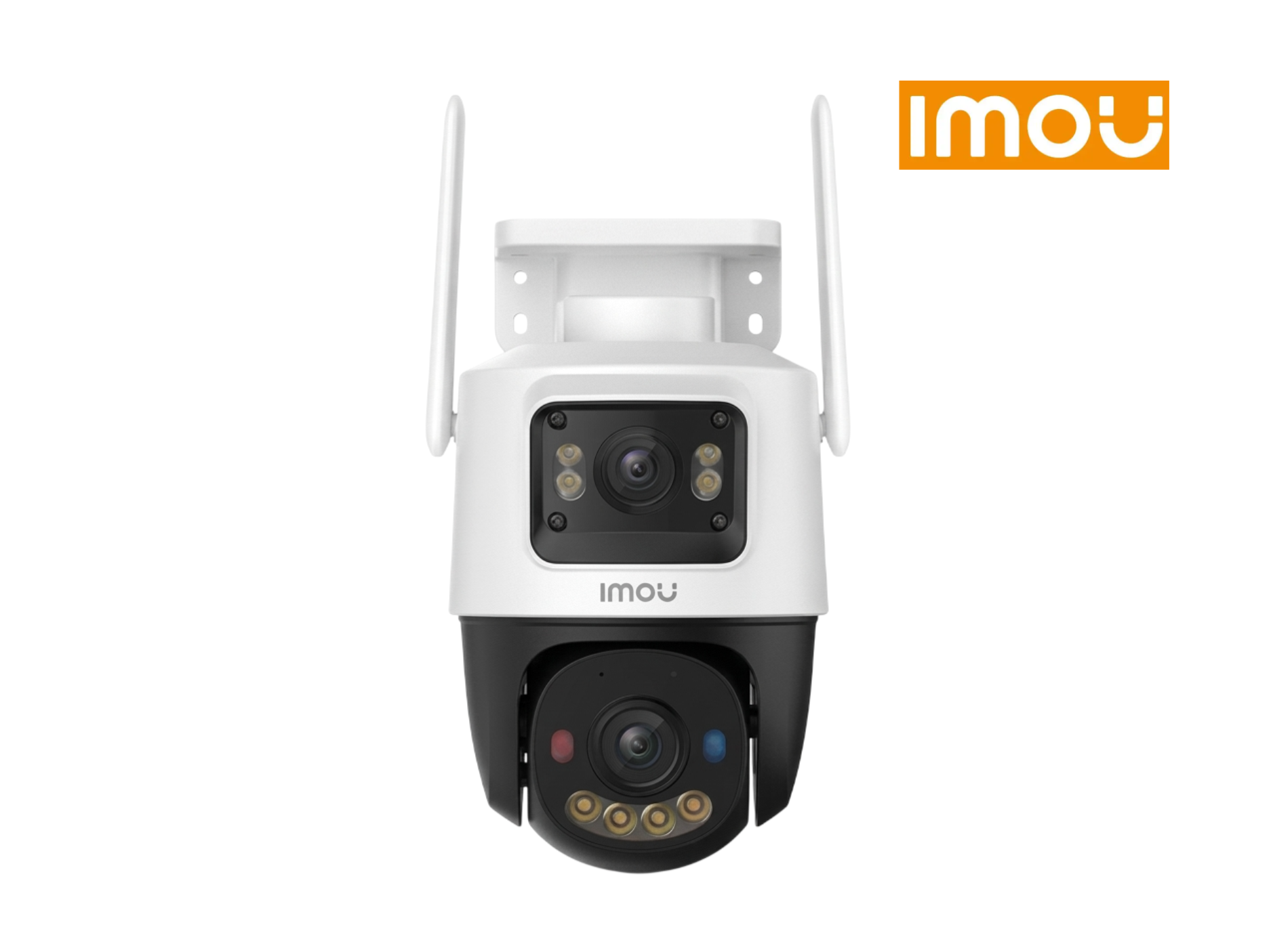 CAMARA IMOU EXT CRUISER DUAL 2 8MP (4MP+4MP), AUDIO 2 VIAS , WIFI 2.4 , 360° , A COLOR