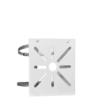 SOPORTE DE POSTE CON 2 ABRAZADERAS