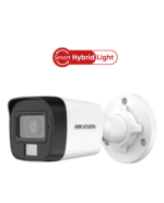 HIKVISION TUBO 2MP 1080p EXTERIOR SMART HYBRID LIGHT CON AUDIO