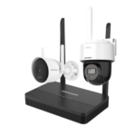 HIKVISION KIT WIFI IP 4MP&4MP PT UHD CON NVS 4CH/CON AUDIO BIDIRECCIONAL/INALÁMBRICO