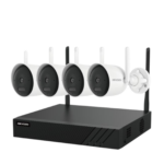 HIKVISION KIT WIFI IP 4MP FIJA CON NVR 8CH/CON AUDIO BIDIRECCIONAL/INALÁMBRICO NK844WBH